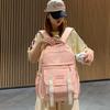 School bag for female middle school students Lightweight and simple large-capacity backpack for female high school students and college students