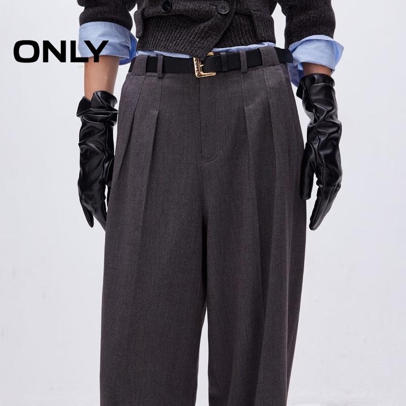 ONLY Women's High-Waist Straight Leg Commuter Pants