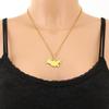 Fashionable Hollow Designs Russian Styles Sturdy Stainless Steel Chain Necklace Stylish Jewelry for Daily Wear
