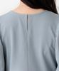 Afternoon Tea Living and Sew JL62 Georgette Peplum Light Blue T-Shirt/Cut Pullover, Medium,