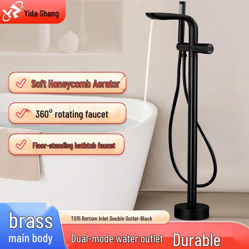 Yidashang Freestanding Bathtub Faucet with Handheld Shower