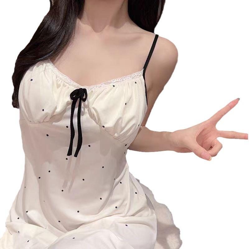 Sexy pajamas women's summer new modal pure desire pajamas suspender thin loungewear can be worn outside