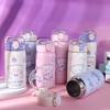 Convenient Stainless Steel Straw Insulated Cup Large Capacity Cartoon Water Bottle Cute Kawaii Coffee Cup Children