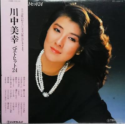 LP Record MIYUKI KAWANAKA - Kawanakamiyuki Vest Hit 24 PP1224 TEICHIKU Japan Obi Japanese Enka Used