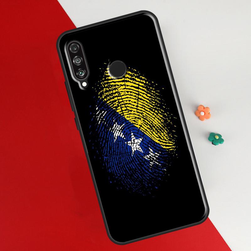 Bosnien und Herzegowina Flagge Fall Für Honor 50 8X 9X 10i Abdeckung Für Huawei P30 P40 Lite P50 P20 Pro P Smart 2019 Nova 5T
