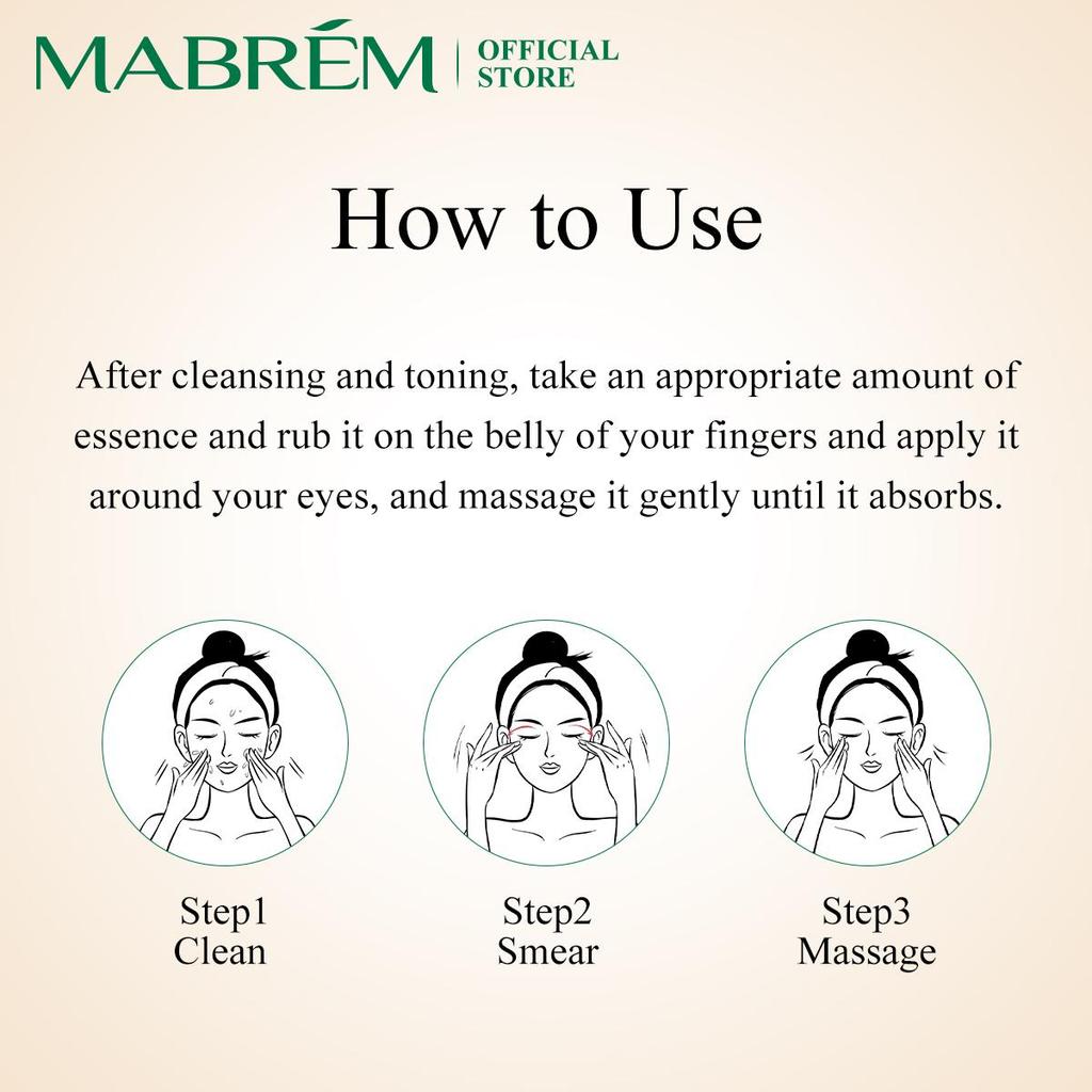 MABREM Goldene Augencreme - Anti-Falten & Feuchtigkeitsspendend 10ml