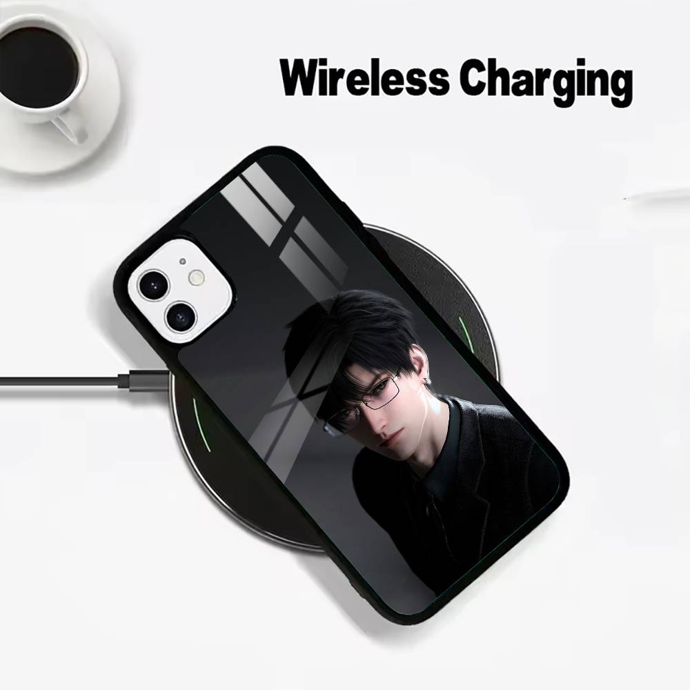 C-C-aleb-love-deep- s--space Wireless charging phone case compatible with iPhone 17/16/15/14/13/12/11