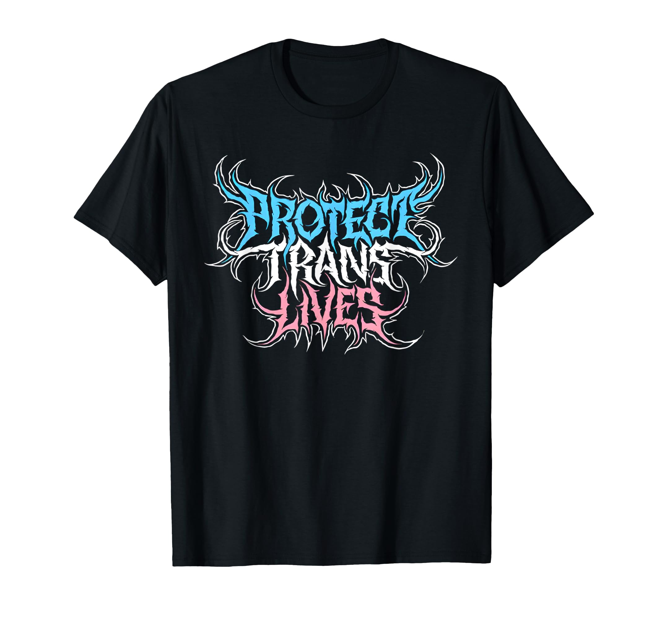 

Protect Trans Lives Death Metal Pride Flag - Trans Live T-Shirt