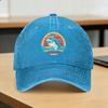 Retro Shark Cliparts Sun Baseball Cap  Unisex Women Custom Logo Hip Hop Hats Summer Fashion Kpop Rock Breathable Baseball Caps