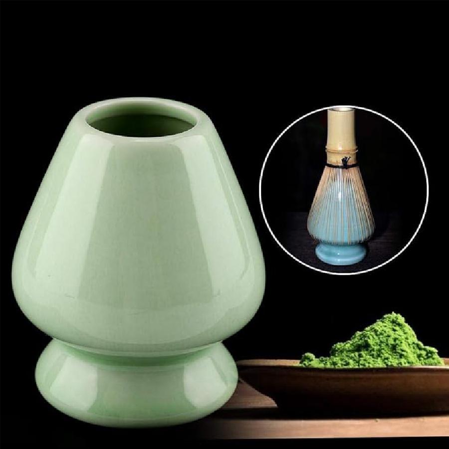 Soporte para Batidor de Matcha Soporte Cerámico para Chasen de Bambú Matcha para Accesorios de Juego de Té Soporte para Batidor Soporte Cerámico para Batidor