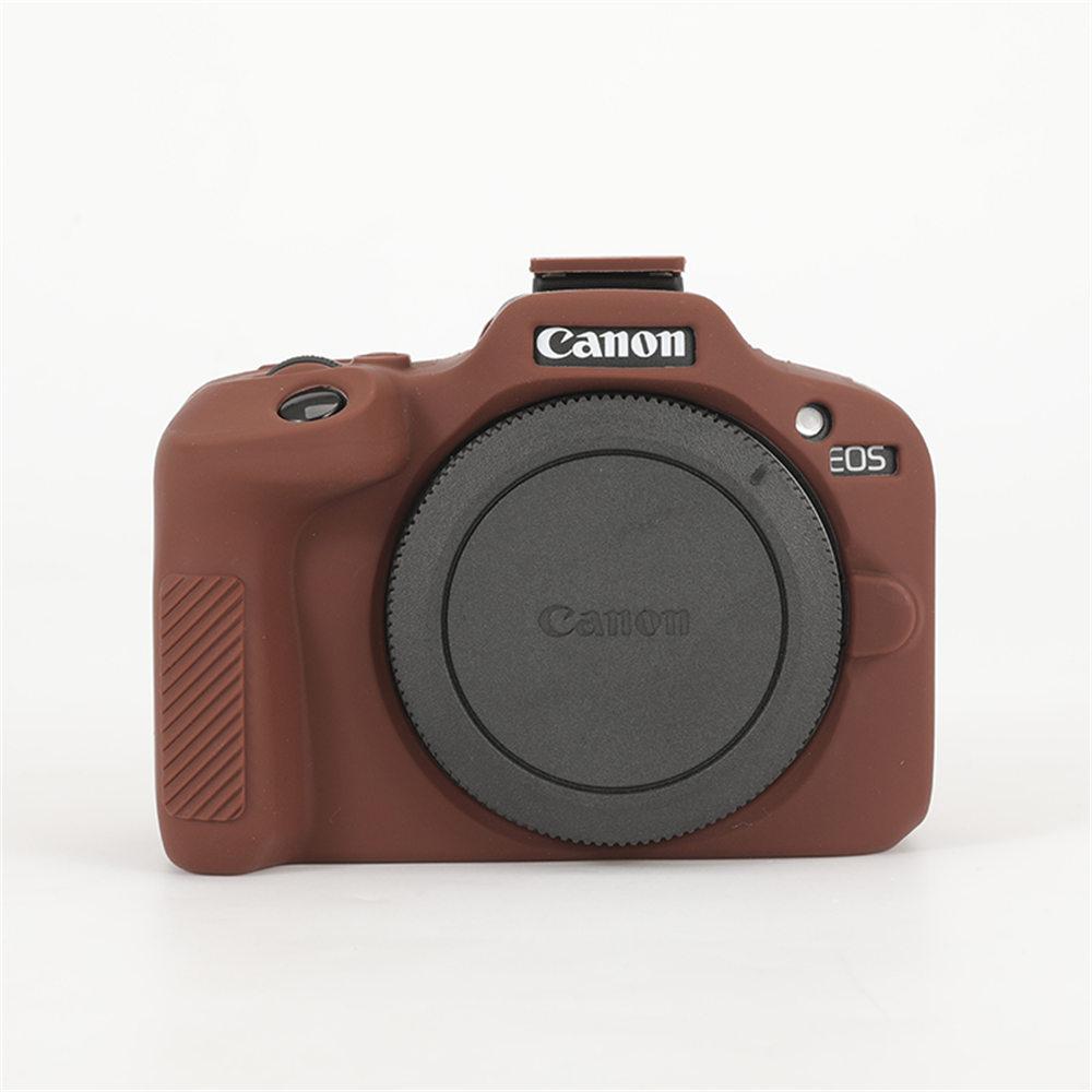 R100 Mjukt Silikonskal Pansar Kamerahus Skydd för Canon EOS R100 Digital Kamera Skyddande Hud
