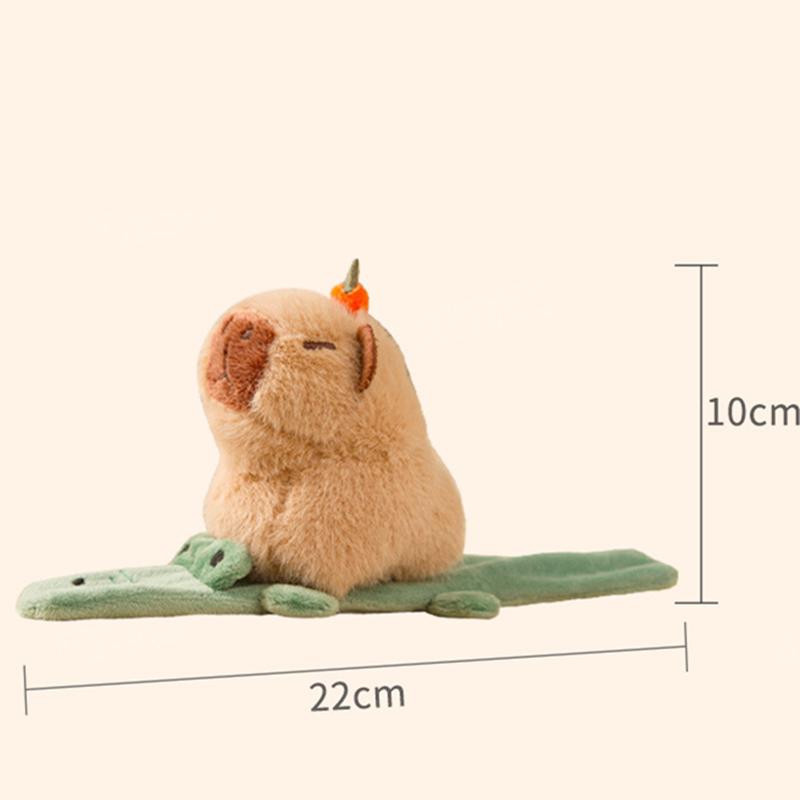 Lustiges Capybara-Schlagarmband - Schüttelnde Flügel Zugdesign, Niedliches Tier zum Tragen für Kinder und Jugendliche (Fidget Modeaccessoire)