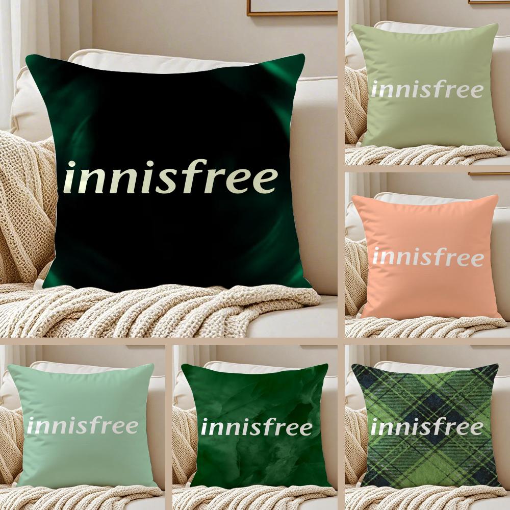 Natural And Quiet Iowkey StyleInnisfree Cushion Cover Pillowcase Antidustmite Living Room Sofa Decor Cushion Room