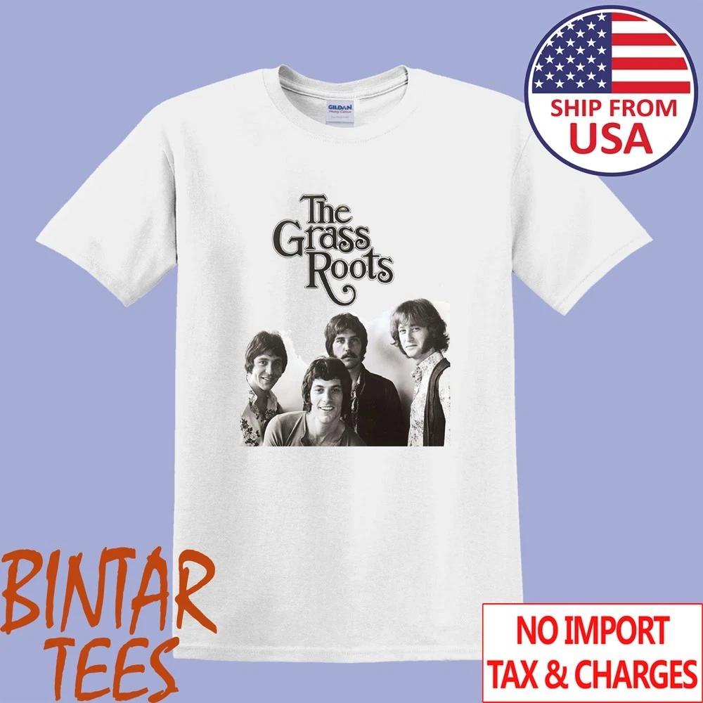 The Grass Roots Men s White Size S to 5XL M