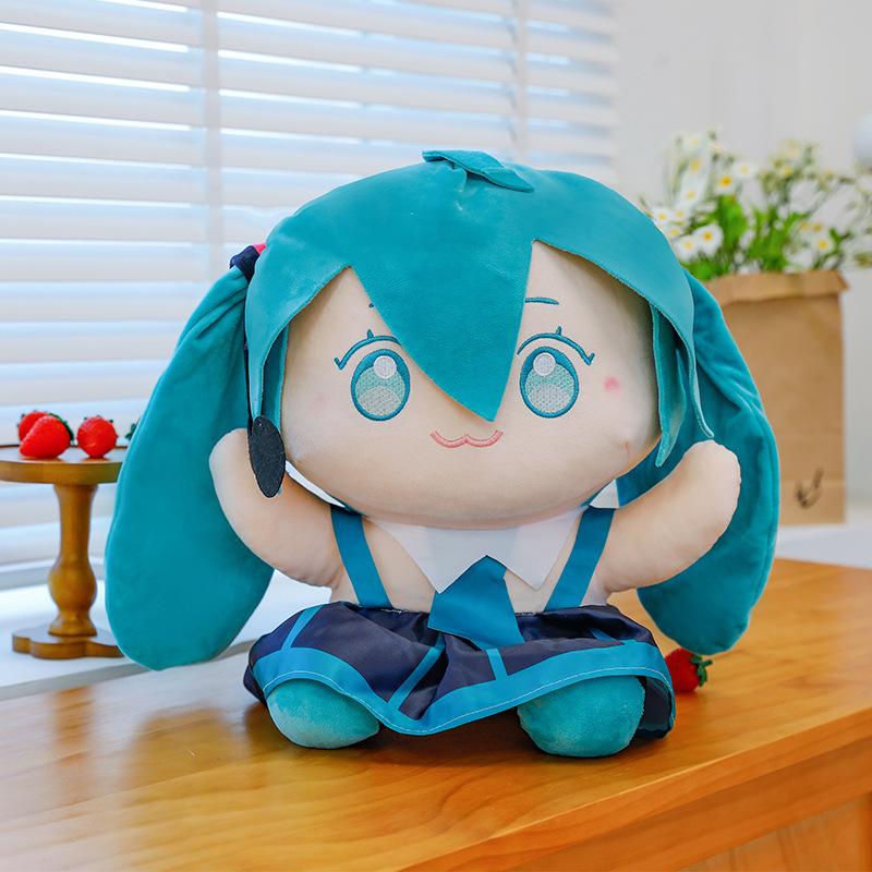 

Hatsune Miku doll two-dimensional girl plush toy mirror sound even doll anime peripheral doll 30cm【0.4kg】