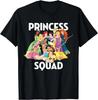 Neues Disney Prinzessinnen Squad Gruppe Mode Lässiges T-Shirt S-4XL Vier Jahreszeiten