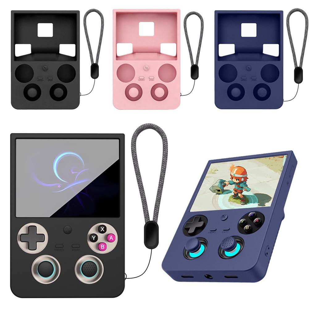 Protective Case Cover For ANBERNIC RG 477V Handheld Game Console Accessories Silicone Anti Fall Dust-proof Protective Shell