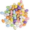 Set Of 35 Colorful Painting Easters Eggs Decorations Foam Spotted Bird Eggs Ornament Handmade Wreath Accessories