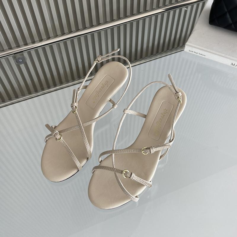 Fashion SUOJIALUN 2025 New Brand Women Sandal Shoes Fashion Narrow Band Gladiator Shoes Thin High Heel Ladiess Elegant Pumps Shoes