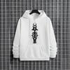 Male Trendy Casual Autumn Winter High Quality Pullover Satan Print Streetwear Hoodies for Men Hip Hop Fashion Hooded Sweatshirts