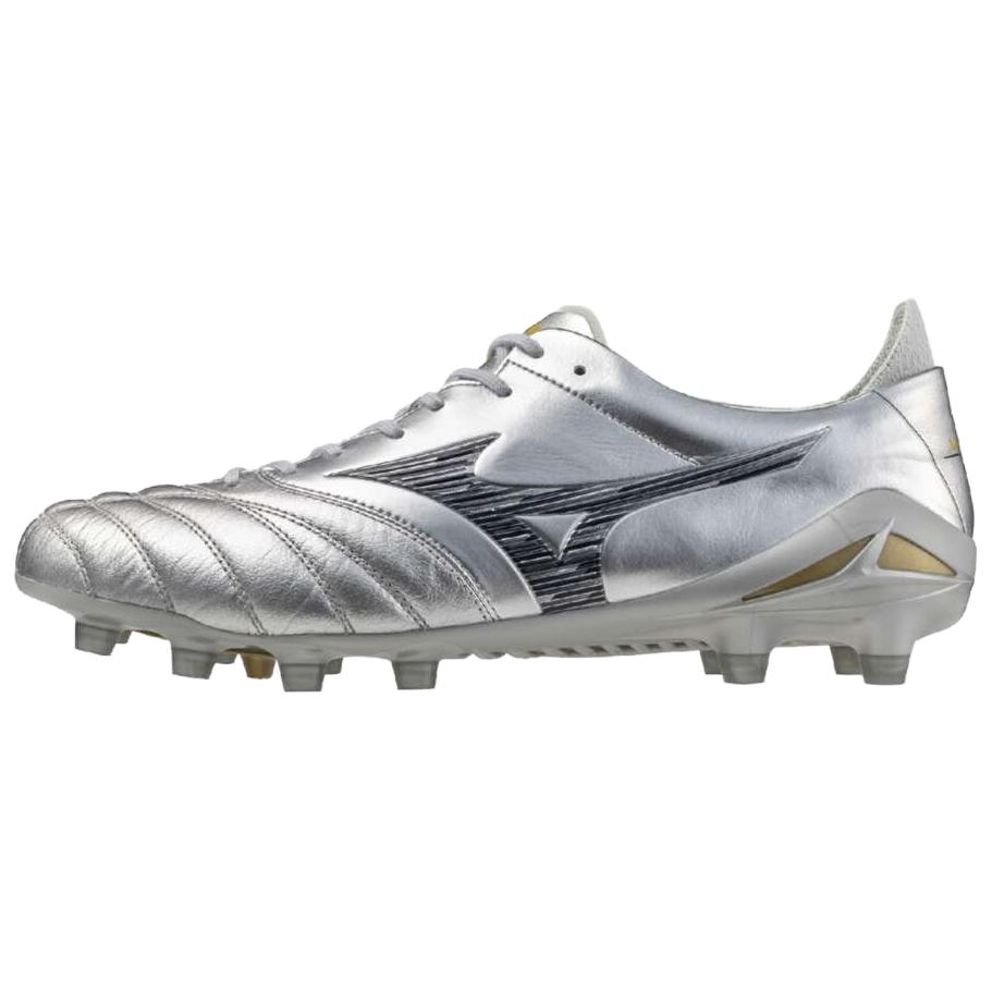 Mizuno Morelia Neo 4 Soft Comfortable Non-Slip Durable Soccer Shoes Unisex Soccer Shoes Silver P1GA253004