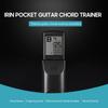 IRIN Pocket Guitar Chord Trainer 6 Fret Portable Practice Tool with Chord Name Fingering Chart Metronome Display Screen