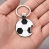 Decorative Football Key Chain Mini Football Car Key Ring Creative Sports Key Rings  for Backpack