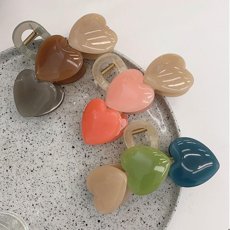 Pince à cheveux en forme de grand cœur, élégante, douce, requin, épingle à cheveux, accessoires pour cheveux féminins, ornement de couvre-chef pour femme, 2023