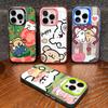 Maltese Cute Line Puppy Dog For IPhone 17 16 15 14 13 12 11 Pro Max Plus Matte Color Back Phone Cover
