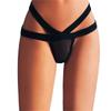Womens Sexy Bandage Strappy Sheer Mesh Underwear Knicker Panties G-String Thongs