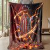 AC Milan Theme blanket Soft Flannel Blanket Plush Throw Blanket Cozy Sofa Bed Blanket for Home Decor