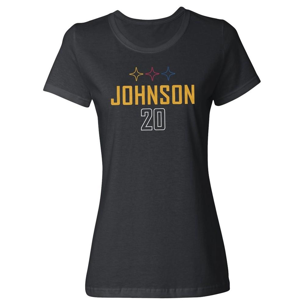 Kaleb Johnson #20 Inspired Tribute - Pittsburgh Fans Ladies  Crewneck T-Shirt Unisex T-Shirt XXXXL