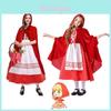 Yue Mei Keshi Rotkäppchen Kostüm für Halloween Cosplay Kinder und Erwachsene