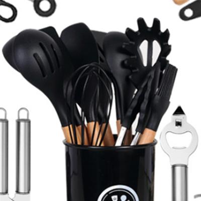 A89X Chef Silicone Kitchen Utensil Set, 34 Piece Heat Resistant Kitchen Gadgets And Tools With Grater