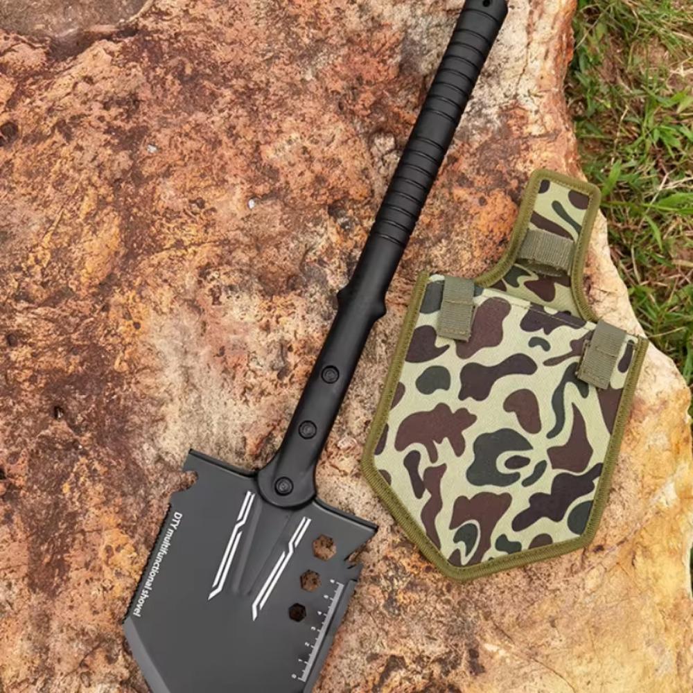 Multifunctional Outdoor Ordnance Shovel Camping Shovel Martensite Stainless Steel Vehicle Manganese Steel Ordnance Shovel