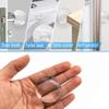 6Pcs/set  Door Knob Wall Shield Clear Soft Rubber Door Stopper Door Handle Bumper Mute Stickers Wall Protector Muffler Pad Protective Plug