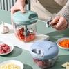 Easy Clean Manual Rope Grinder 500ML/900ML Vegetable Onion Cutter Garlic Chopper  Cooking