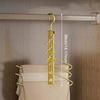 6/8 Hole Clothes Hanger Space Saving Foldable Pants Hanger Foldable Pants Hanger Magic Seamless Multilayer Closet Organizer