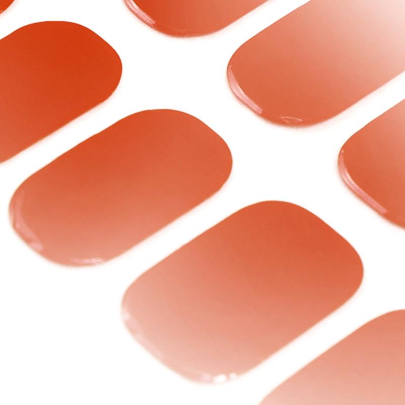 Semi Cured Gel Nail Polish Stickers Fashion Design Glitter Nail Polish Strips Adhesive Full Wraps Gel Nail Art Sticker