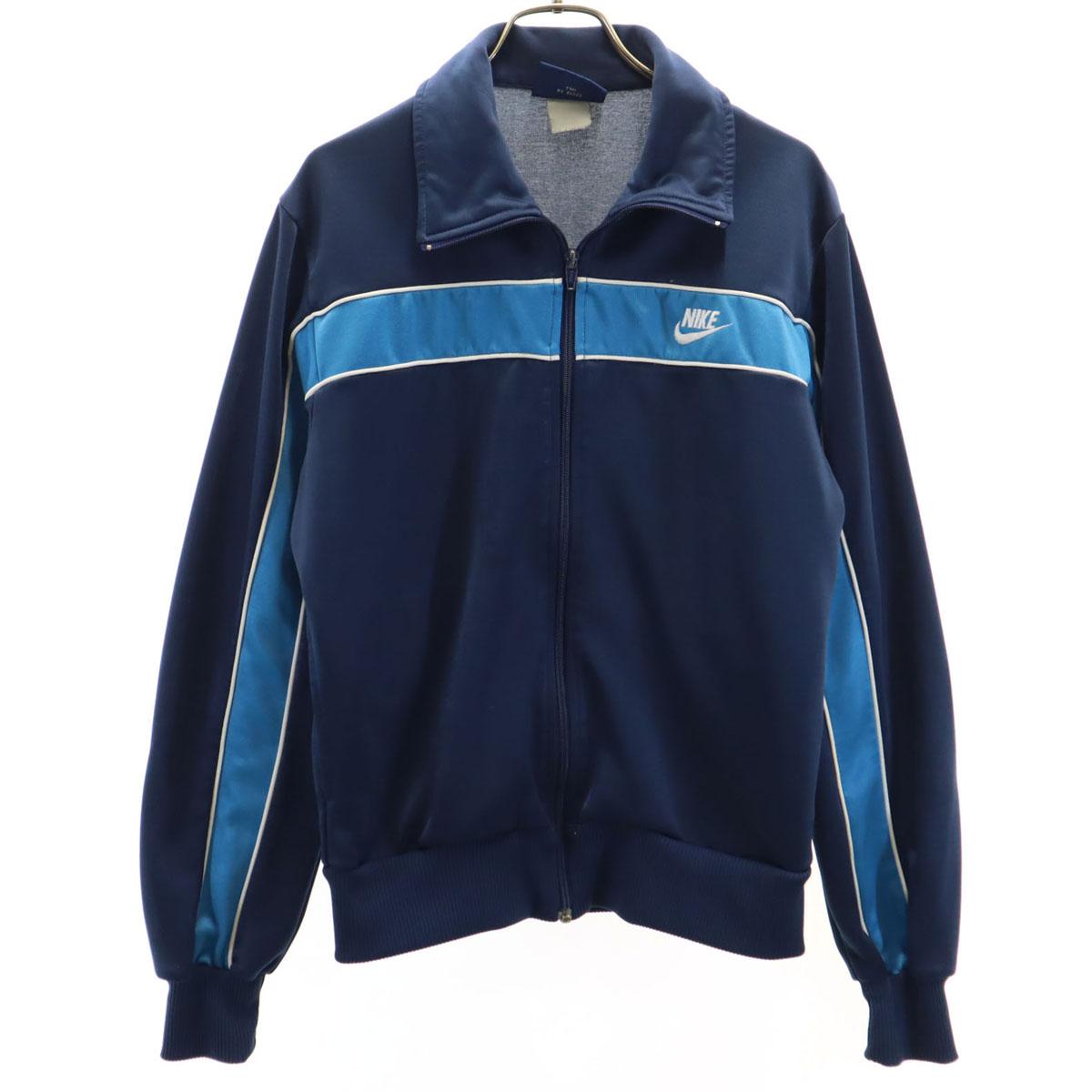 

Nike Винтажная спортивная куртка 80-х годов с темно-синей биркой S темно-синий трикотаж мужская б/у