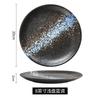 Ceramic Dinner Plates Creative Japanese Style Glaze Round Steak Salad Fruit Dessert Food Plate Kitchen Tableware Gift