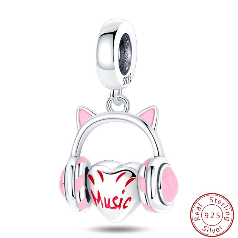 Cute Cat And Dog Series Copper Moon Butterfly Paw Print Charms 3Mm Diy Fine Jewelry Gifts Making