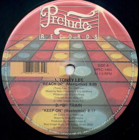 

12inch Record TONEY LEE / D-TRAIN - Reach Up / Keep On SPEC1464 Prelude Records 1983 US Dance & Electronica Used