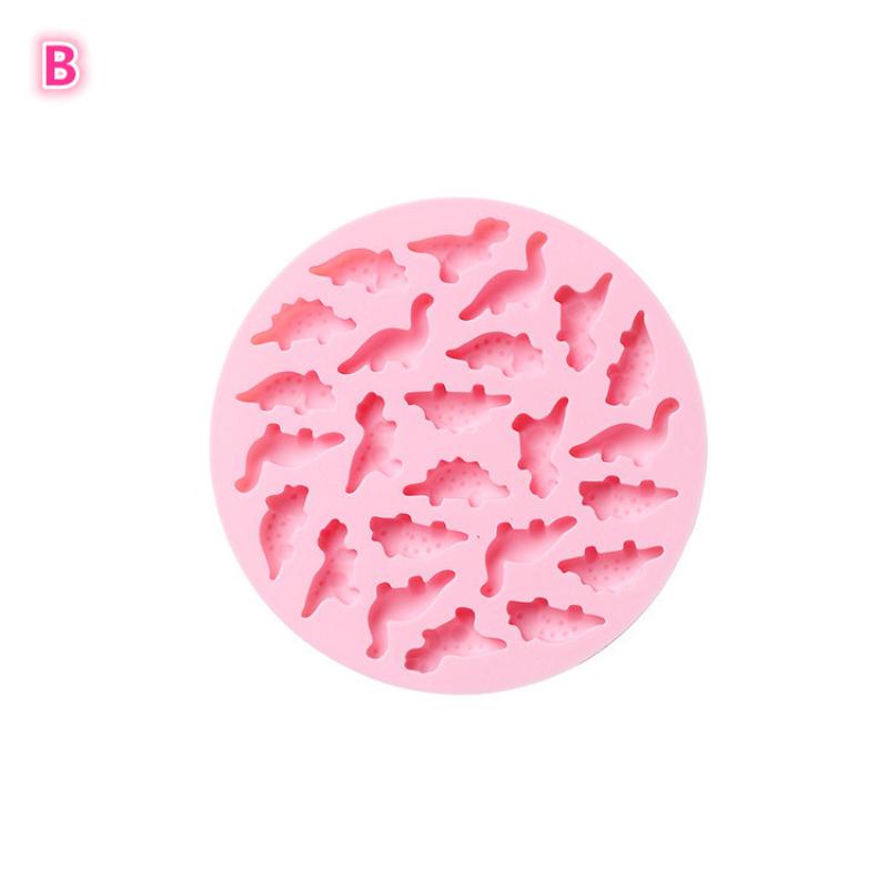 Cute Cartoon Dinosaur Silicone Mould 3D Dinosaur Theme DIY Fondant Cake Chocolate Mold Cake Mould Baking Accessories