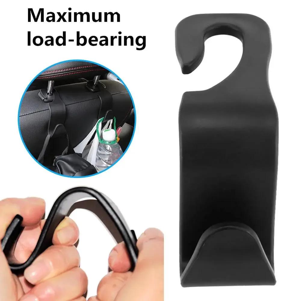2pcs Universal Car Seat Headrest Hook for Auto Back Seat Storage Organizer Hanger Storage Holder Car Interior