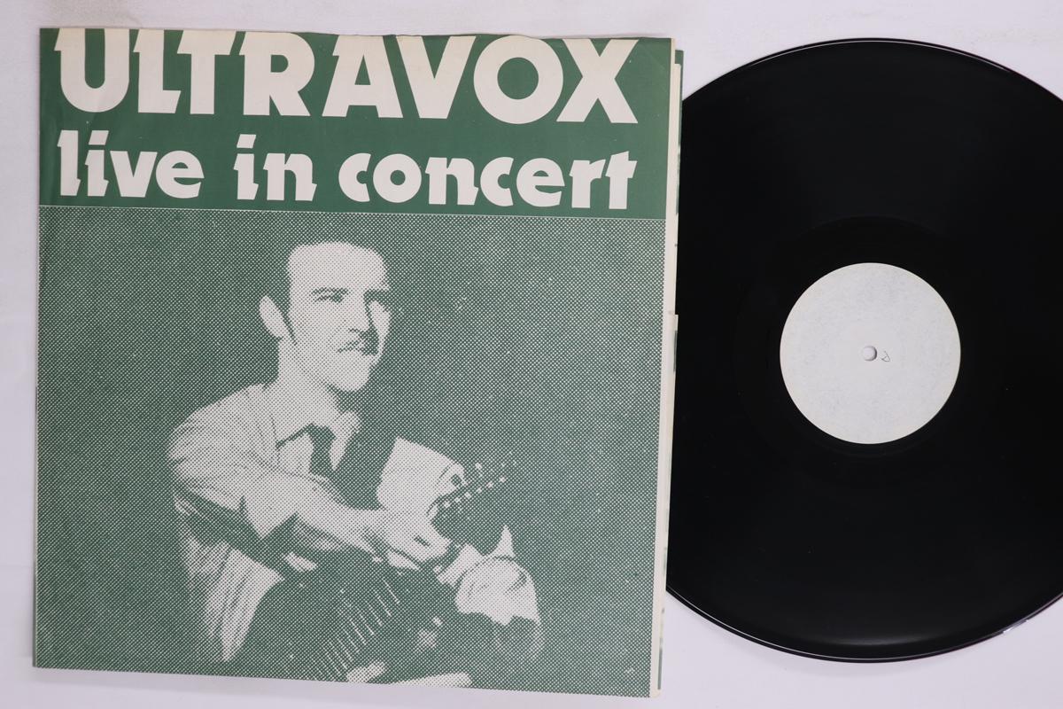 Виниловая пластинка ULTRAVOX Ultravox Live In Concert NONE NOT ON LABEL UK Rock Б/у