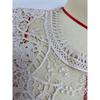 Women's Tank Tops Fashion Elegant Round Neck Lace Patchwork Loose Casual Tanks Vest for Women Spring and Summer Solid Color Crochet Office Lady Tops