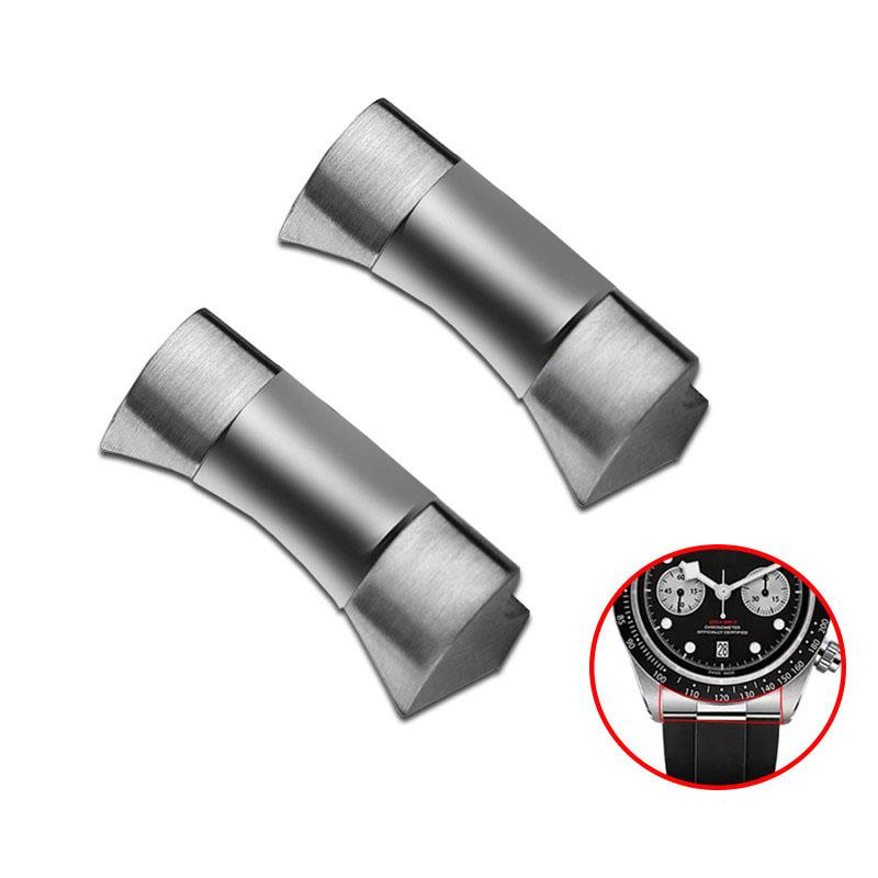

Soft Rubber Strap for Tudor 39mm 1958 BB58 Black Bay Panda Pro Black Shield Watchband Steel End Linker Bracelet 20mm 21mm 22mm 20mm