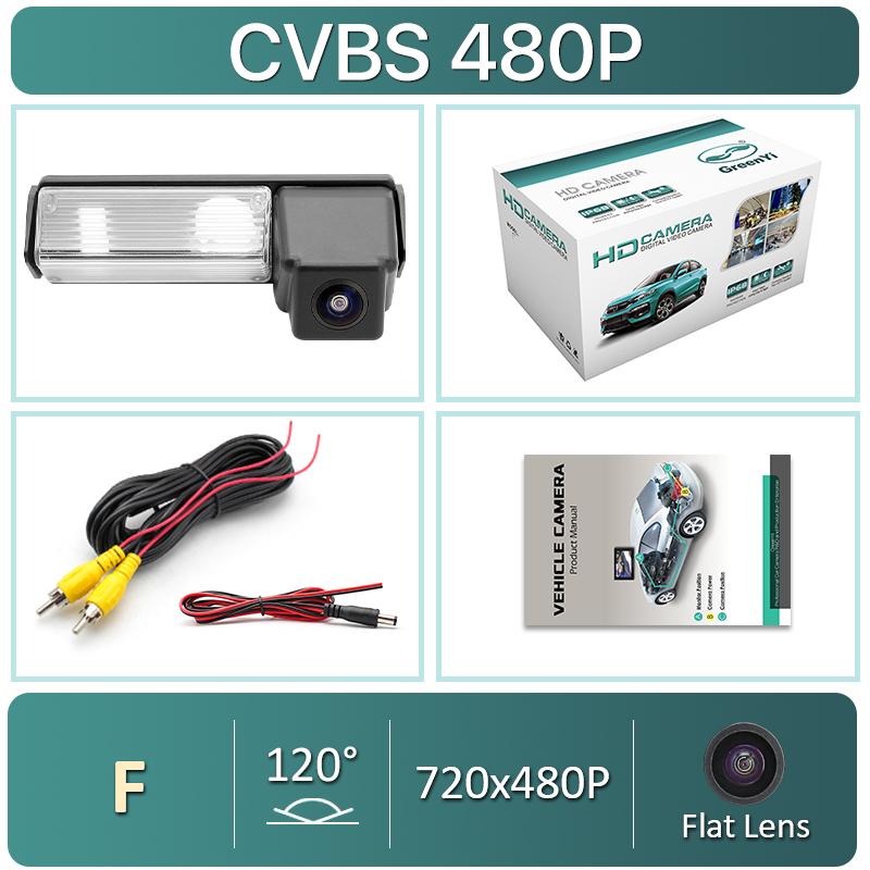 

GreenYi AHD 1080P камера заднего вида с ночным видением для номерного знака автомобиля Mitsubishi Pajero 2011-2013 Grandis MPV 2010-2012