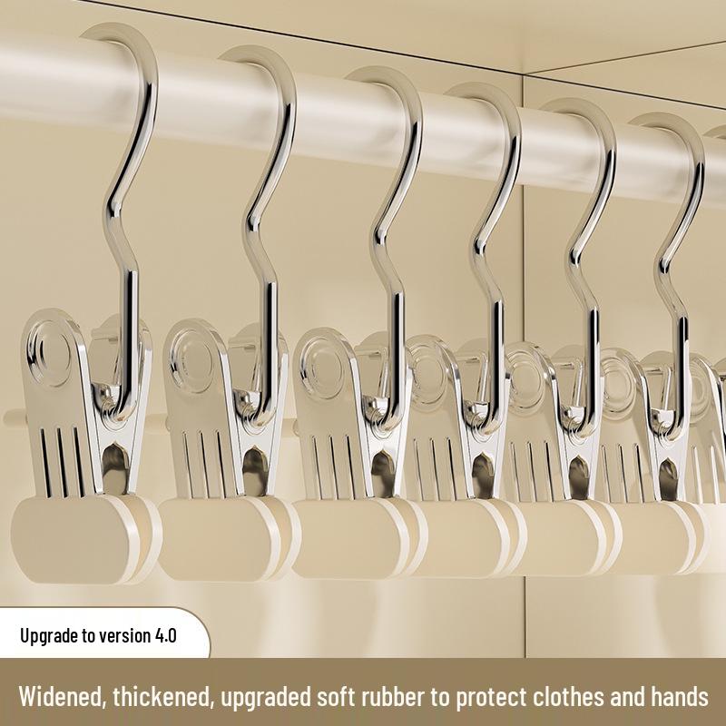 Multi-functional Non-slip 3-in-1 Hat and Sock Drying Clip One pack